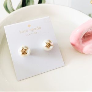 ❗️LAST ONE❗️Kate Spade Pave Star and Pearl Stud Earrings